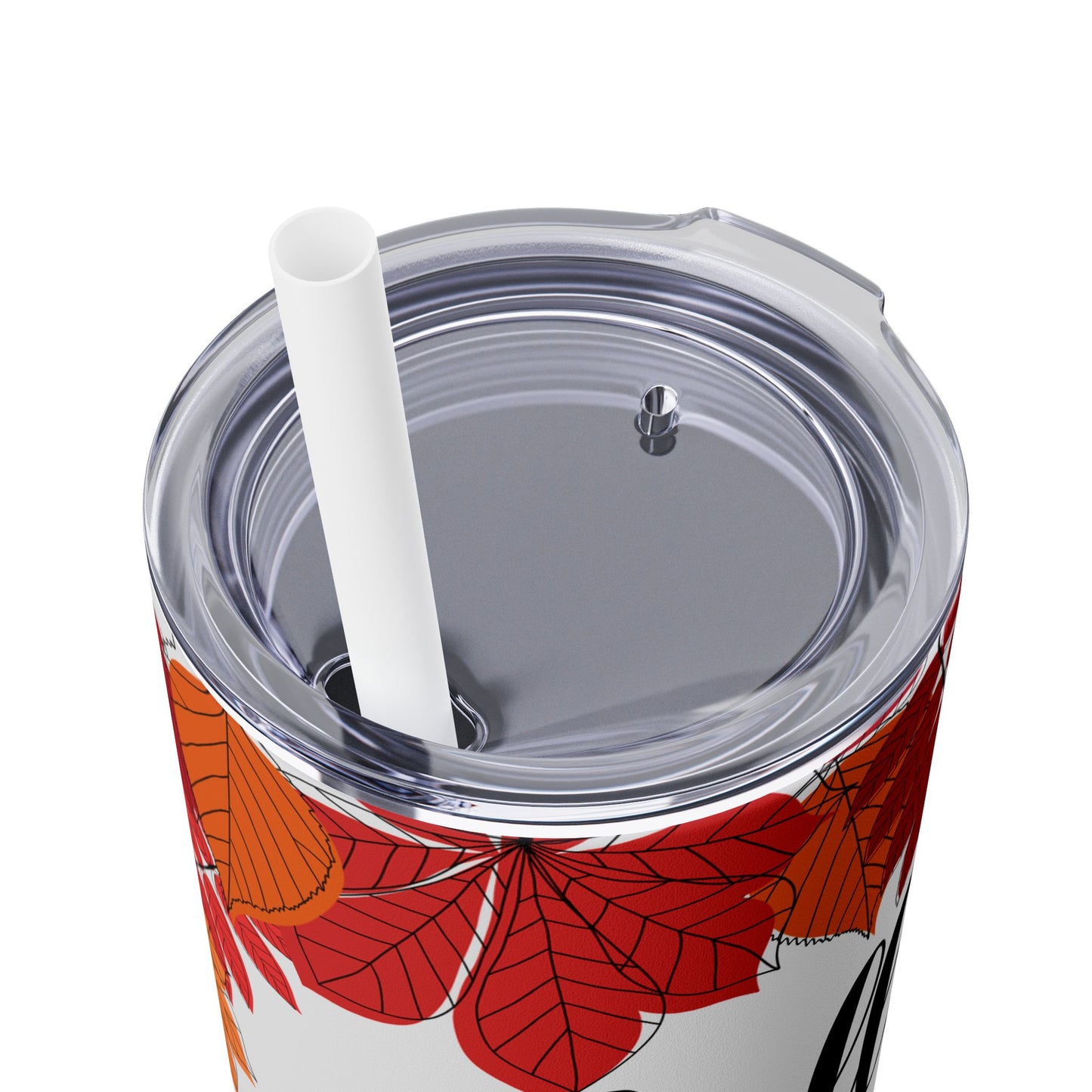 Thanksgiving | Skinny Tumbler with Straw, 20oz